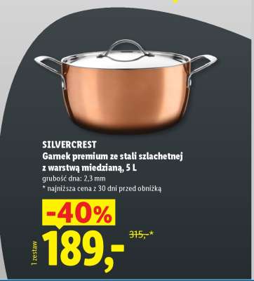 SILVERCREST Garnek premium