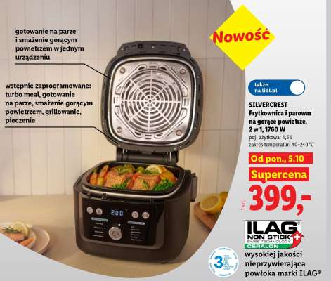 SILVERCREST Frytkownica i parowar na gorące powietrze