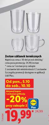 Zestaw szklanek termicznych