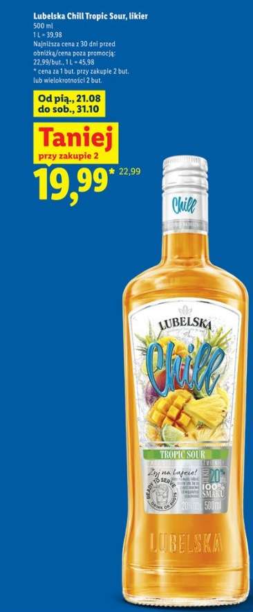 Lubelska Chill Tropic Sour, likier