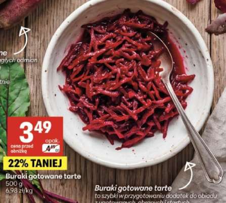 Buraki gotowane tarte