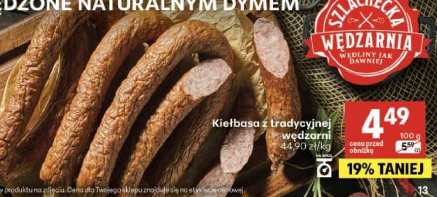 Kiełbasa z tradycyjnej wędzarni
