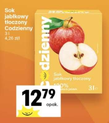 Sok jabłkowy tłoczony Codzienny