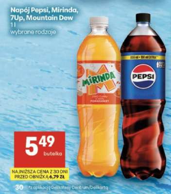 Napój Pepsi, Mirinda, 7UP, Mountain Dew