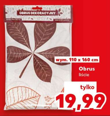 Obrus liście