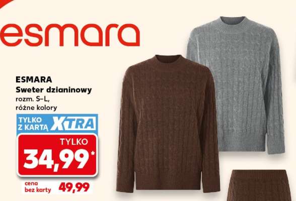 ESMARA Sweter dzianinowy