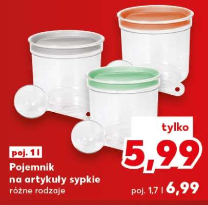 Pojemnik na artykuły sypkie