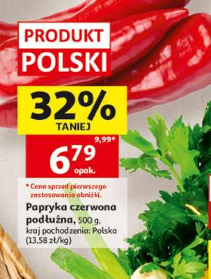 Papryka czerwona podłużna