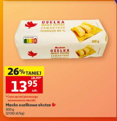 Masło osełkowe ekstra