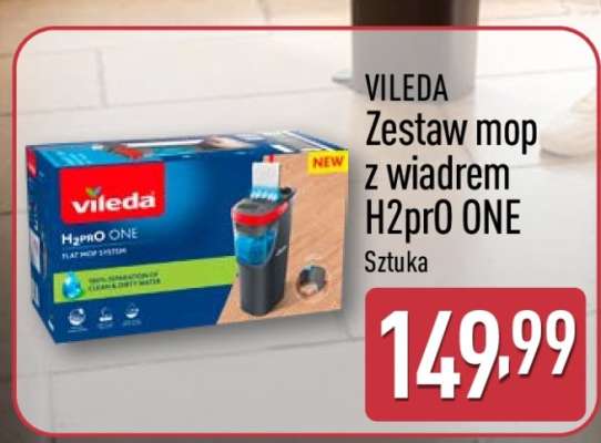 VILEDA Zestaw mop z wiadrem H2prO ONE