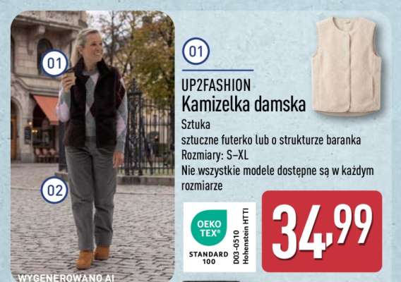 UP2FASHION Kamizelka damska