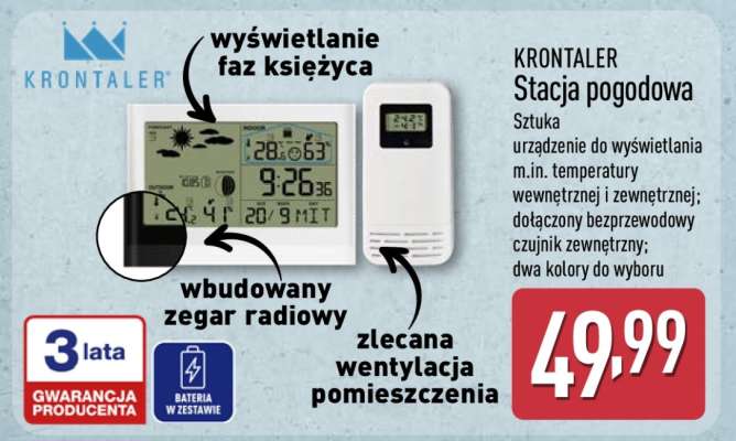 KRONTALER Stacja pogodowa