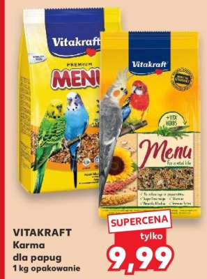 VITAKRAFT Karma dla papug 1 kg opakowanie