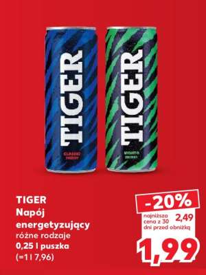 TIGER Napój energetyzujący