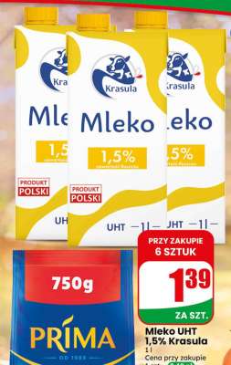 Mleko UHT 1,5% Krasula