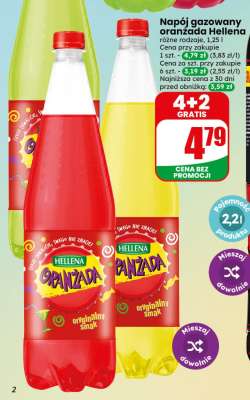 Napój gazowany oranżada Hellena