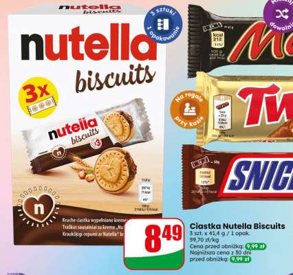 Ciastka NUTELLA BISCUITS