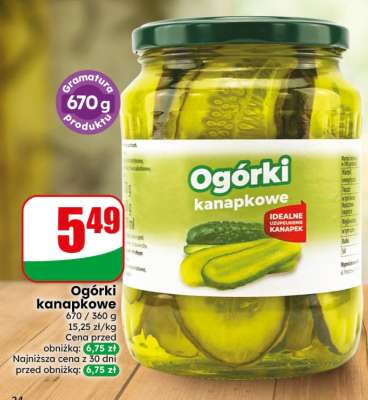 Ogórki kanapkowe