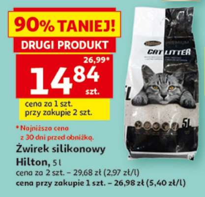 Żwirek silikonowy Hilton, 5 l