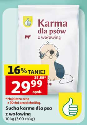 Sucha karma dla psa z wołowiną