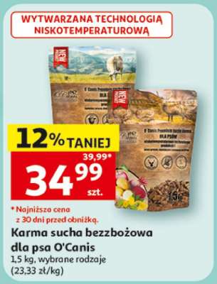 Karma sucha bezzbożowa dla psa O'Canis