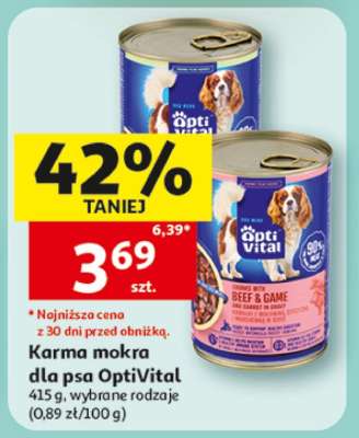 Karma mokra dla psa OPTIVITAL