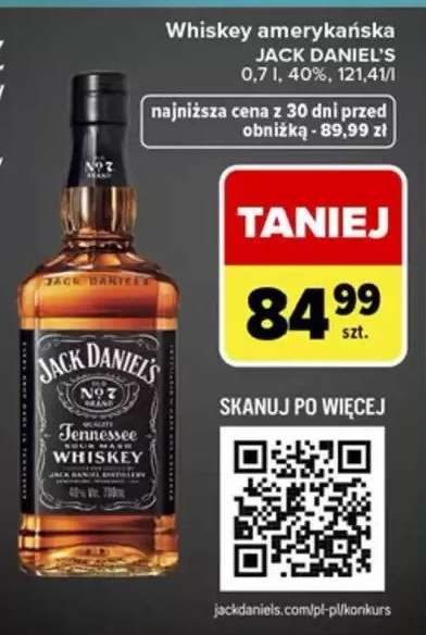 Whiskey amerykańska JACK DANIEL'S