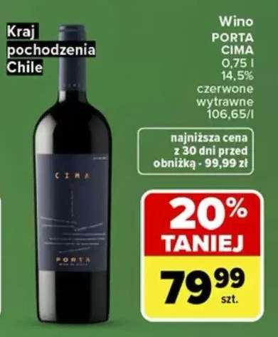 Wino PORTA CIMA