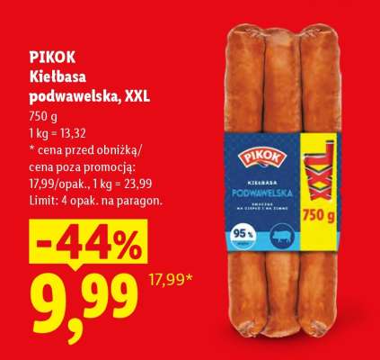 Pikok Kiełbasa podwawelska, XXL