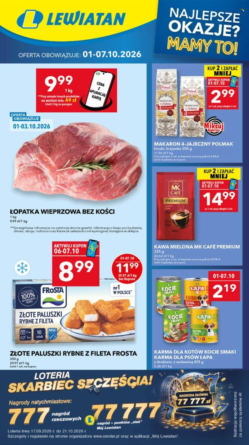Gazetka Lewiatan - 1.10.2026 - 7.10.2026. Strona 1