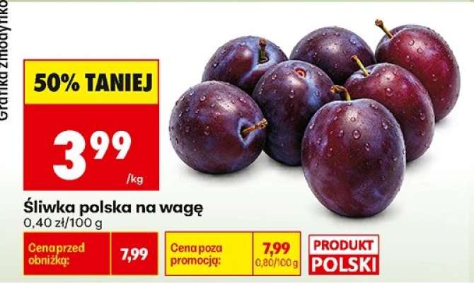 Śliwka polska na wagę