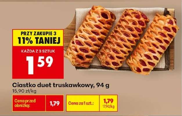 Ciastko duet truskawkowy 94 g