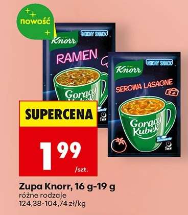 Zupa Knorr, 16 g-19 g