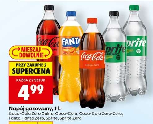 Napój gazowany, 1 l
