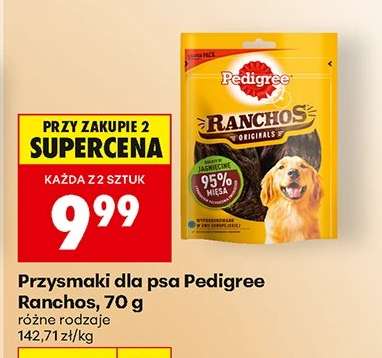 Przysmaki dla psa Pedigree Ranchos, 70 g