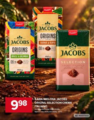 Kawa mielona Jacobs Origins, Selection Crema Italiano