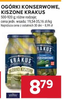 Ogórki konserwowe, kiszone Krakus