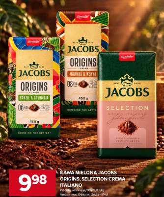 Kawa mielona Jacobs Origins, Selection Crema Italiano