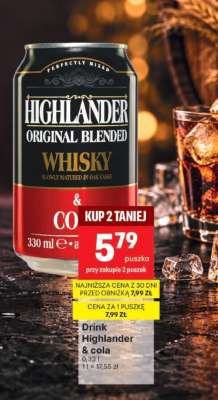 Drink Highlander & cola