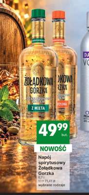 Napój spirytusowy Żołądkowa Gorzka