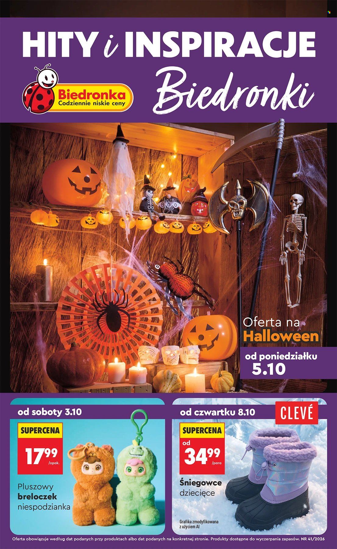 Leták Biedronka - 3.10.2026 - 21.10.2026. Strana 1