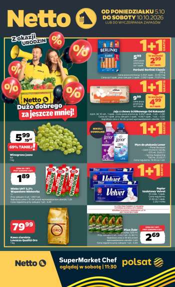 Gazetka Netto - 5.10.2026 - 10.10.2026.