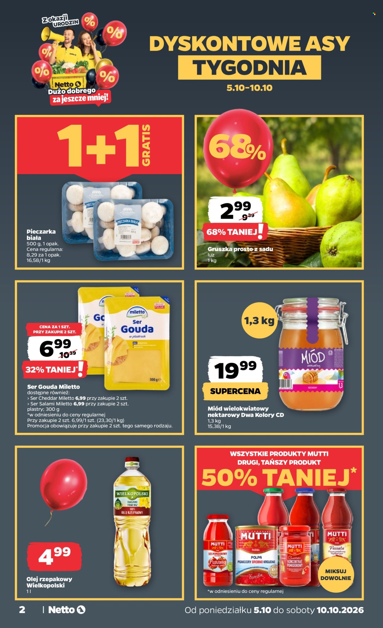 Leták Netto - 5.10.2026 - 10.10.2026. Strana 2
