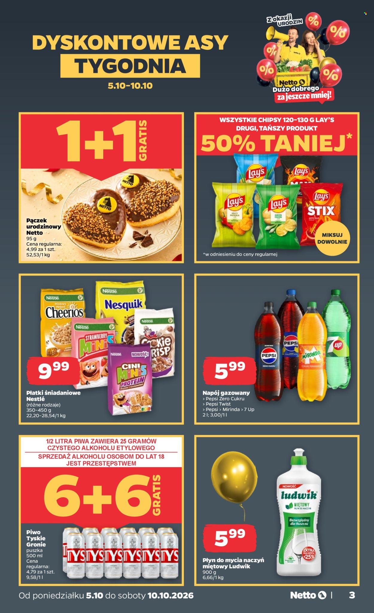 Leták Netto - 5.10.2026 - 10.10.2026. Strana 3