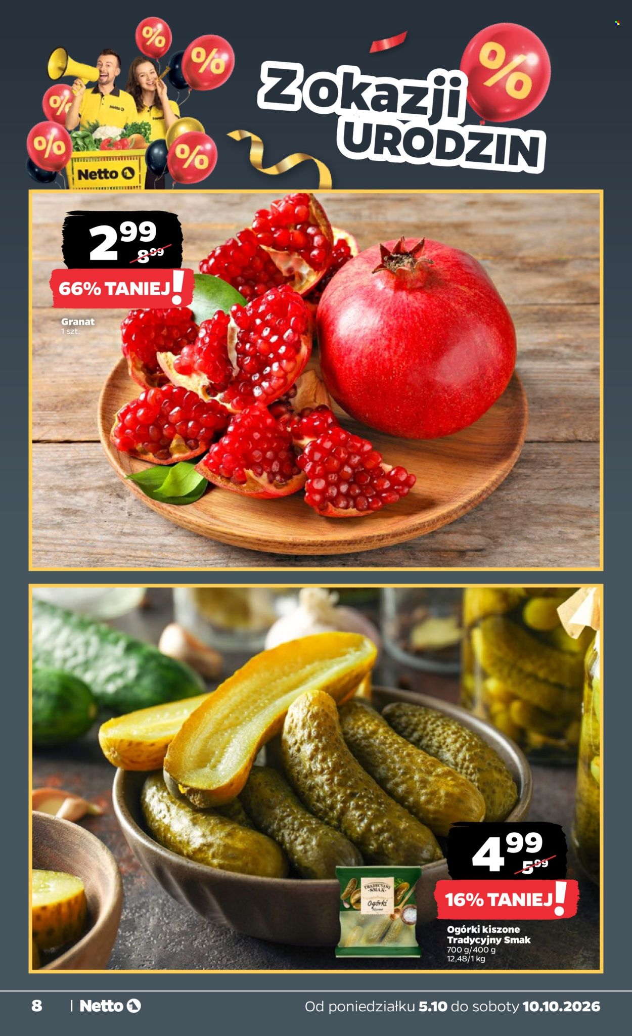 Leták Netto - 5.10.2026 - 10.10.2026. Strana 8