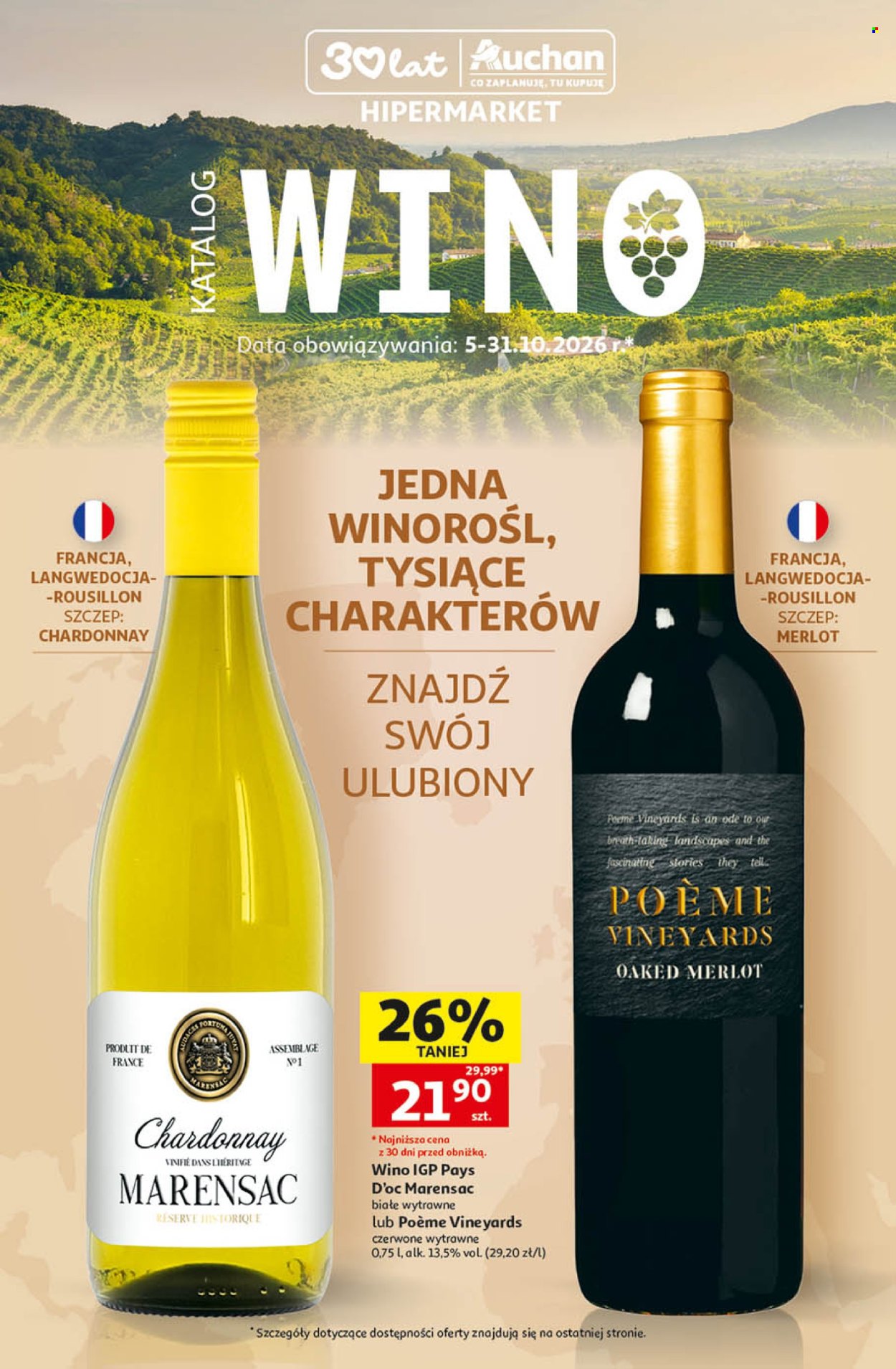 Leták Auchan - 5.10.2026 - 31.10.2026. Strana 1