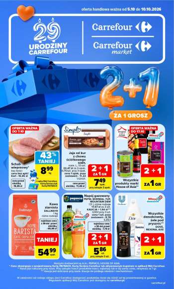 Gazetka Carrefour - 5.10.2026 - 10.10.2026.