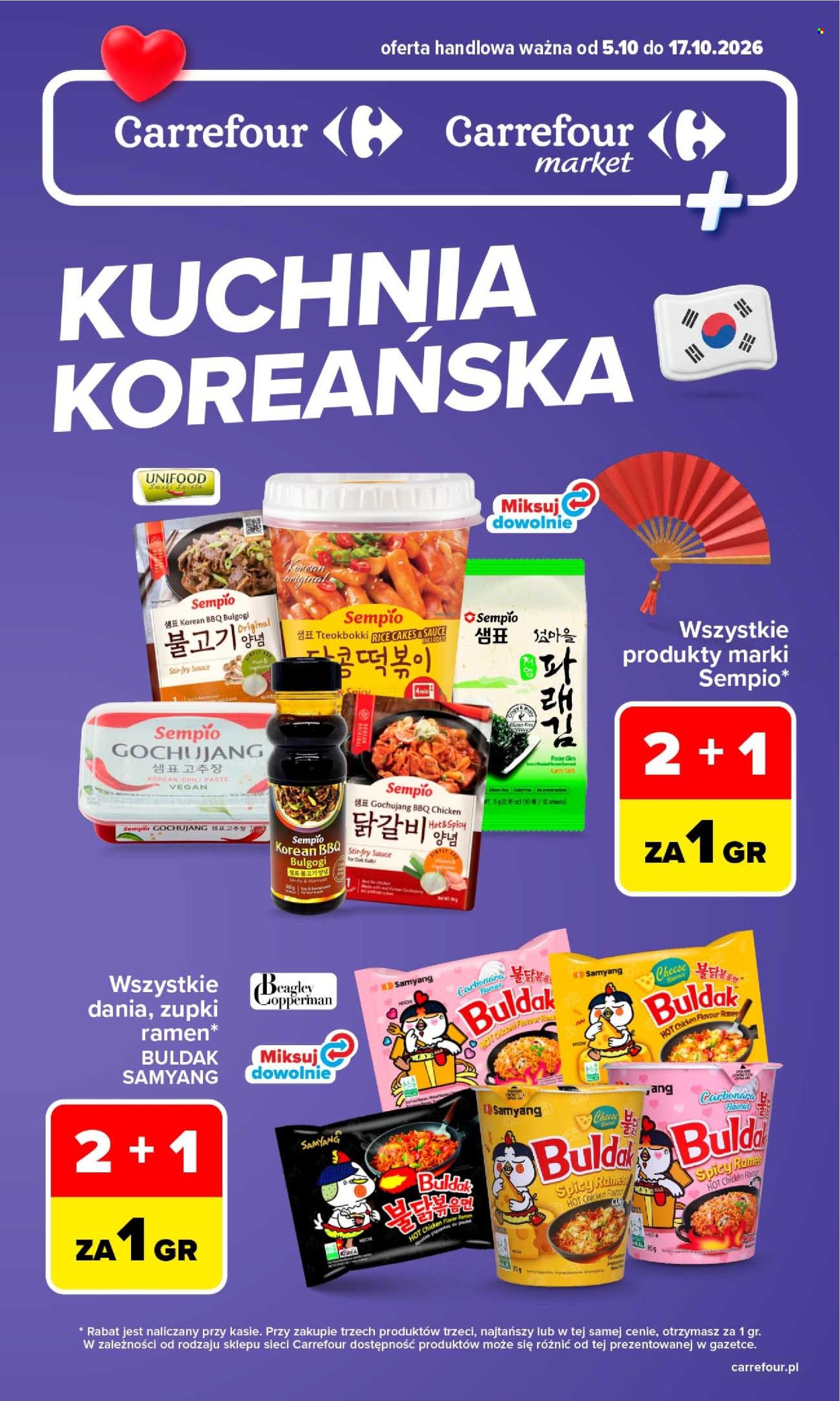 Gazetka Carrefour - 5.10.2026 - 17.10.2026. Strona 1