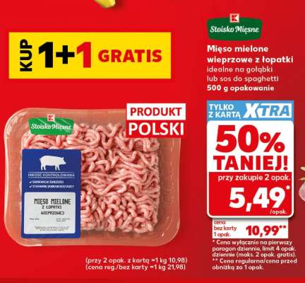 Mięso mielone wieprzowe z łopatki