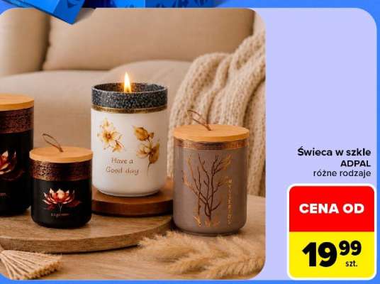 Świeca w szkle ADPAL